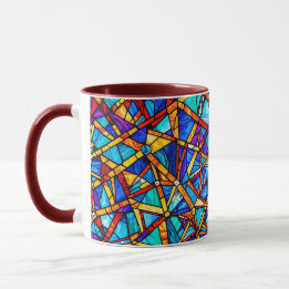 Abstract geometric pattern 22 - Coffee Mug