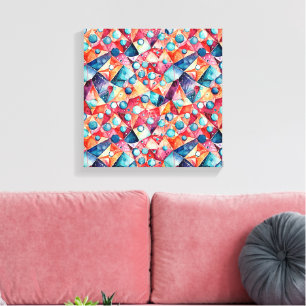Abstract geometric pattern 29 - Canvas Print