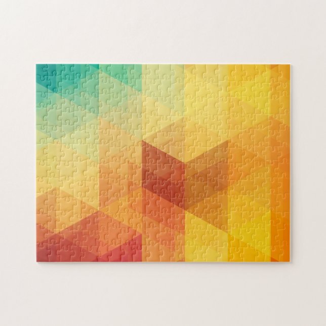 Abstract Geometric Pattern 2 Jigsaw Puzzle (Horizontal)
