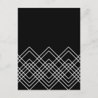 Abstract geometric pattern - black and white.