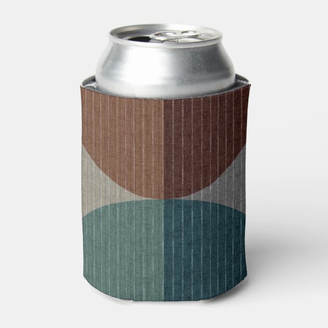 Abstract geometric pattern.  can cooler (Can Front)