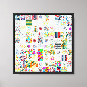 Abstract Geometric pattern Canvas Print