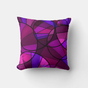 Abstract geometric pattern cushion