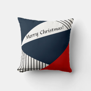 Abstract geometric pattern cushion