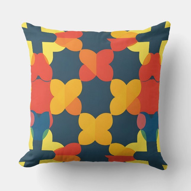 Abstract Geometric Pattern Cushion (Front)