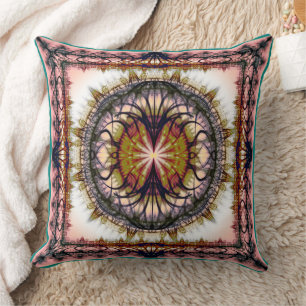 Abstract geometric pattern cushion