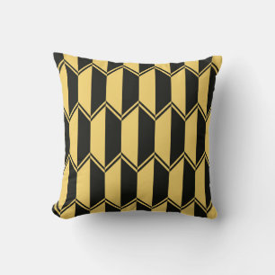 Abstract geometric pattern cushion