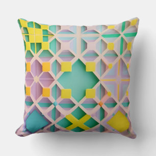 Abstract Geometric Pattern Cushion