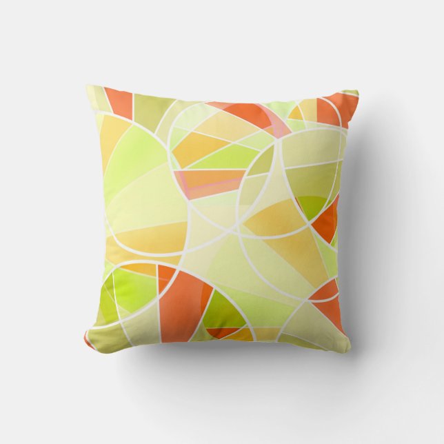 Abstract geometric pattern cushion (Front)