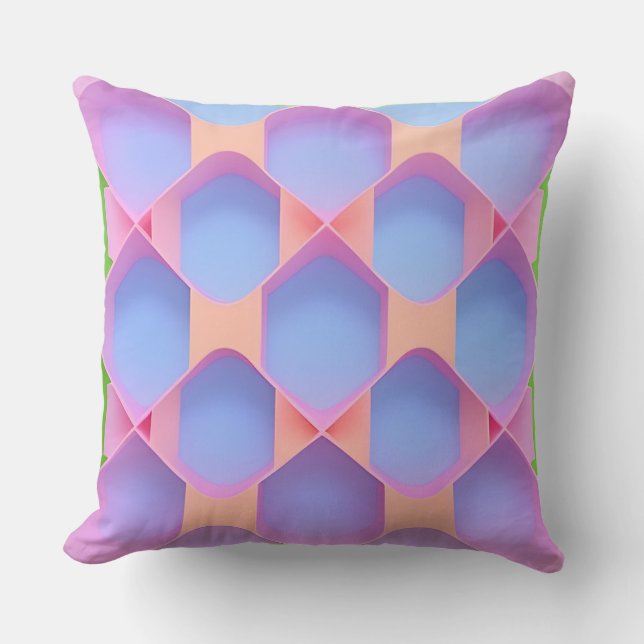 Abstract Geometric Pattern Cushion (Front)