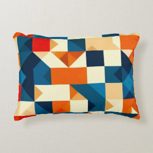 Abstract Geometric Pattern Decorative Cushion