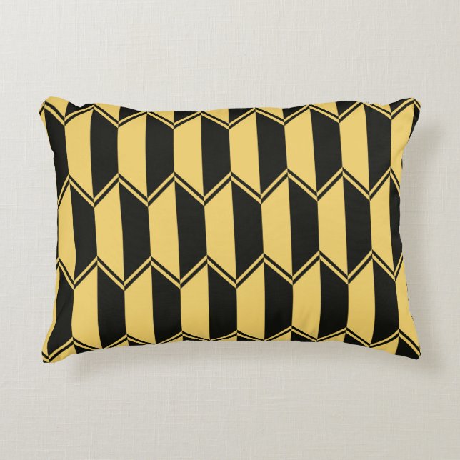 Abstract geometric pattern  decorative cushion (Front)