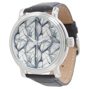 Abstract geometric pattern design 27- Men's Watch