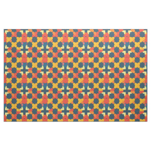 Abstract Geometric Pattern Fabric