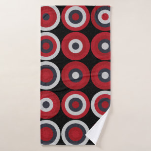 Abstract Geometric Pattern generative computationa Bath Towel