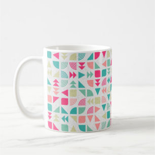 Abstract Geometric Pattern generative computationa Coffee Mug