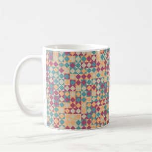 Abstract Geometric Pattern generative computationa Coffee Mug