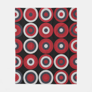 Abstract Geometric Pattern generative computationa Fleece Blanket