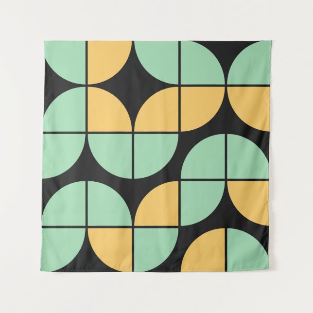 Abstract Geometric Pattern generative computationa Tapestry (Front)
