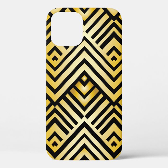 Abstract geometric pattern in art-deco style, vint Case-Mate iPhone case (Back)