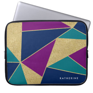 Abstract Geometric Pattern Laptop Sleeve