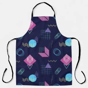 Abstract geometric pattern, line shapes. apron