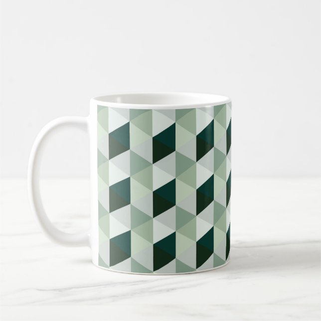 Abstract Geometric Pattern - No. 01 Coffee Mug (Left)
