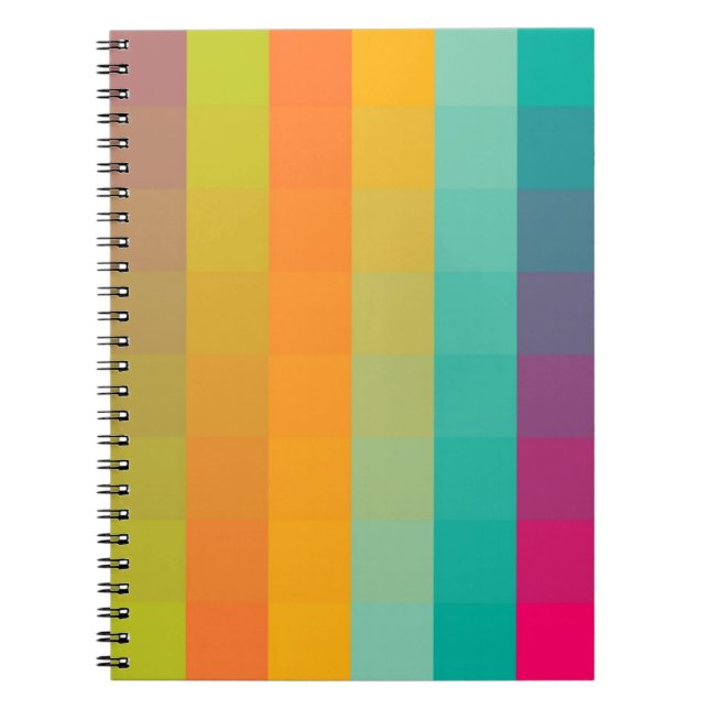 Abstract geometric pattern notebook (Front)