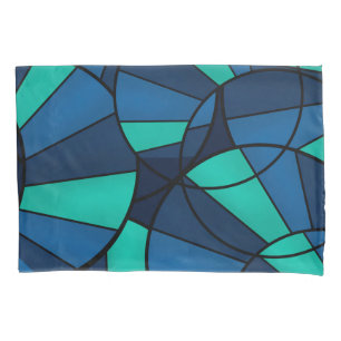 Abstract geometric pattern pillowcase