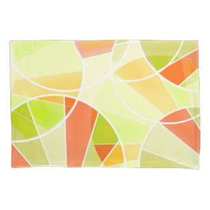 Abstract geometric pattern pillowcase