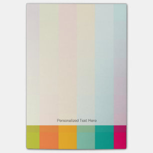 Abstract geometric pattern post-it notes