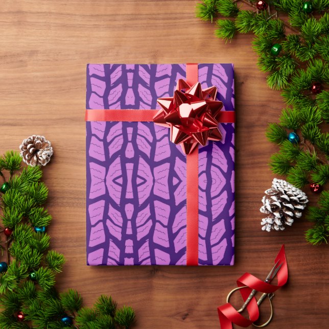Abstract geometric pattern protector texture wrapping paper (Holiday Gift)