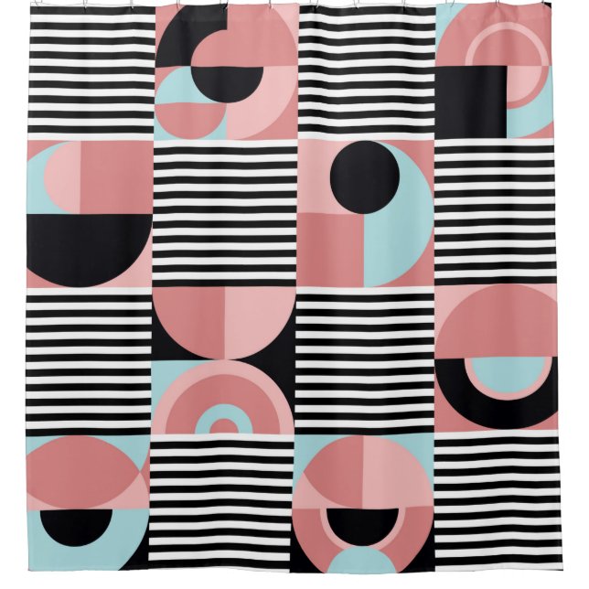 Abstract geometric pattern. Seamless modern print  Shower Curtain (Front)