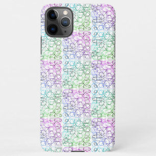 Abstract Geometric Pattern   Tiled and Filtered   iPhone 11Pro Max Case