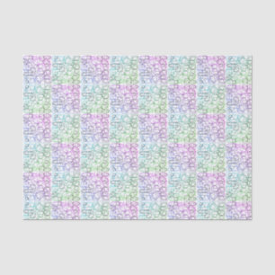 Abstract Geometric Pattern   Tiled and Filtered   Tissue Paper