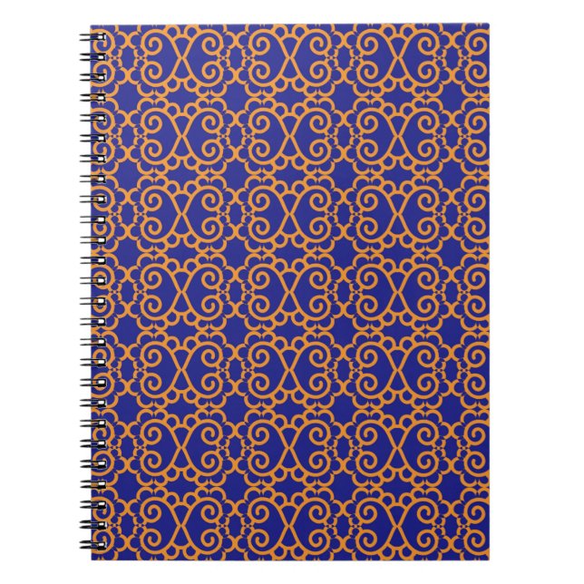Abstract Geometric pattern vintage background. Tre Notebook (Front)