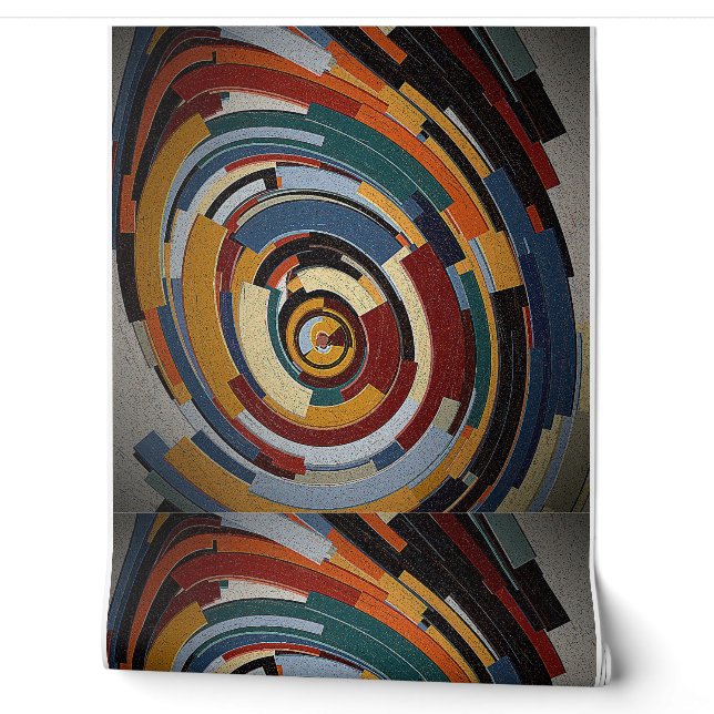 Abstract Geometric Pattern Wallpaper  (Unrolling)