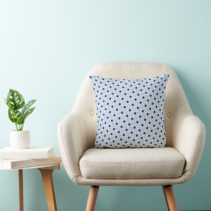 Abstract Geometric Pattern with Squares & Triangle Cushion
