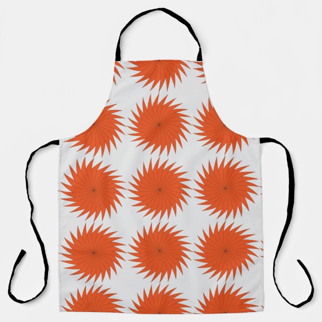 Abstract geometric pattern with stripes, lines. A  Apron (Front)