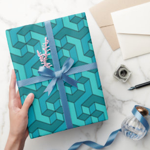 Abstract Geometric Pattern Wrapping Paper