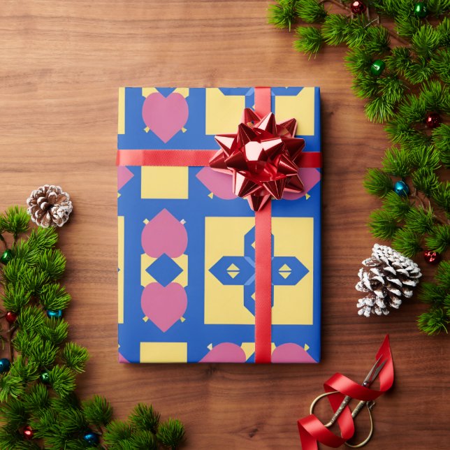 Abstract Geometric Pattern Wrapping Paper (Holiday Gift)