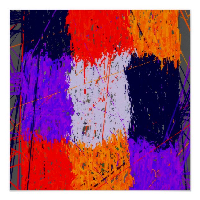 Abstract Geometric Poster (Front)