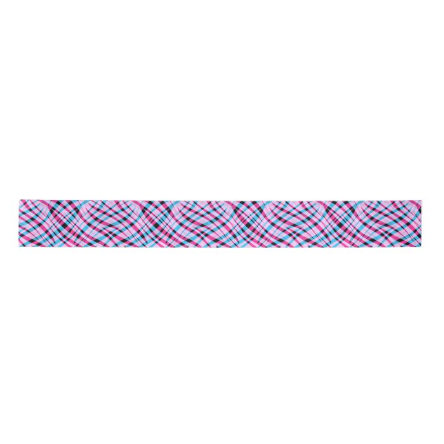 Abstract, geometric satin ribbon (Front)