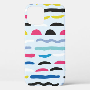 Abstract geometric seamless decorative pattern iPhone 12 case