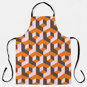 Abstract geometric seamless design. apron