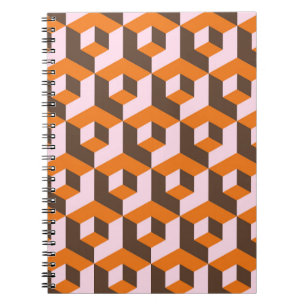 Abstract geometric seamless design. notebook