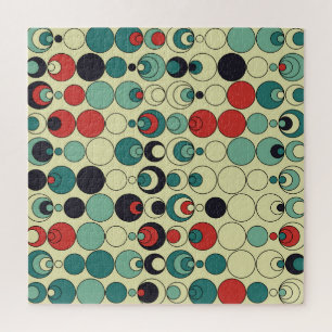 Abstract geometric seamless pattern design. jigsaw puzzle