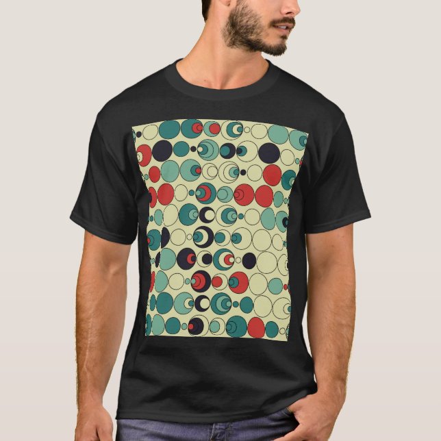 Abstract geometric seamless pattern design. T-Shirt (Front)