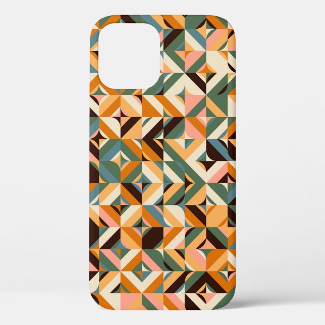 Abstract geometric seamless pattern in scandinavia Case-Mate iPhone case (Back)