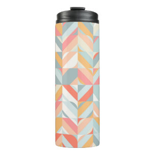 Abstract geometric seamless pattern in scandinavia thermal tumbler
